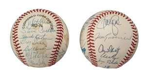 Pair of Philadelphia Phillies Team Signed Baseballs (1993 and 1985)